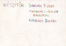 A kóró és a kismadár - Bogdán József, Markovics-Horváth Krisztián, Nyerges Zoltán
