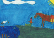 A gólya - Jakab Szidónia 8 éves